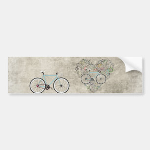 Adesivo Para Carro Eu amo minha bicicleta