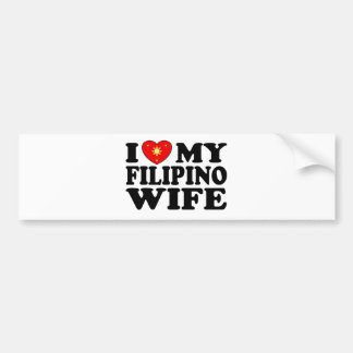 Adesivo Para Carro Eu Amo Minha Esposa Filipina