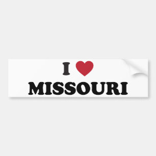 Adesivo Para Carro Eu amo Missouri