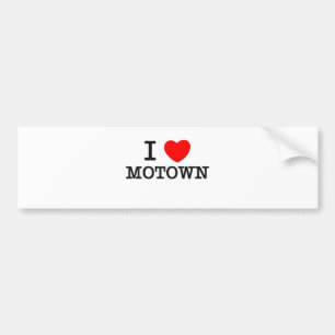 Adesivo Para Carro Eu amo Motown
