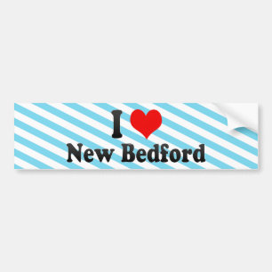 Adesivo Para Carro Eu amo New Bedford, os Estados Unidos