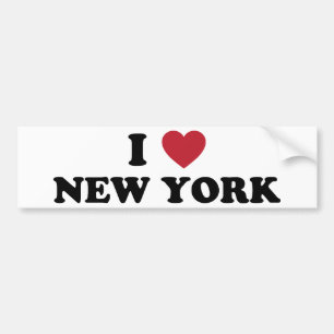 Adesivo Para Carro Eu amo New York
