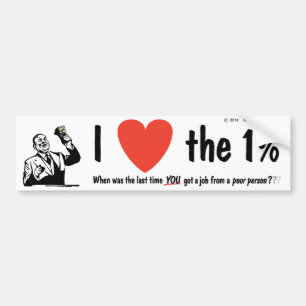 Adesivo Para Carro EU AMO o 1%