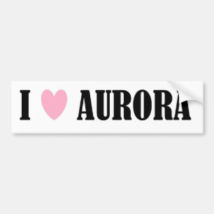 ADESIVO PARA CARRO EU AMO O AUTOCOLANTE NO VIDRO TRASEIRO DA AURORA
