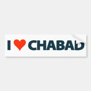 ADESIVO PARA CARRO EU AMO O AUTOCOLANTE NO VIDRO TRASEIRO DE CHABAD