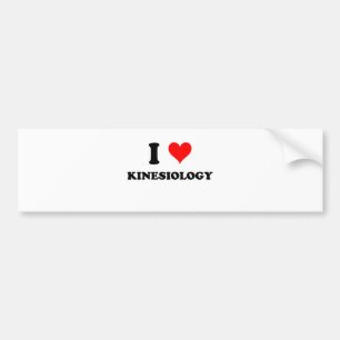 Adesivo Para Carro Eu amo o Kinesiology