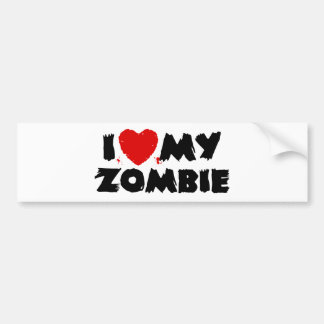 Adesivo Para Carro Eu Amo O Meu Zumbi