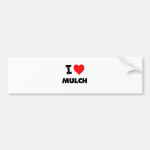 Adesivo Para Carro Eu amo o Mulch