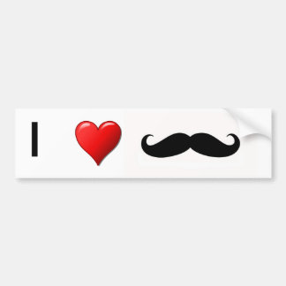 ADESIVO PARA CARRO EU AMO OS BIGODES