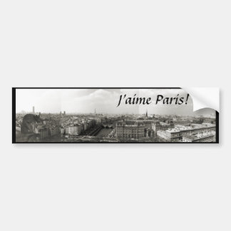 Adesivo Para Carro "Eu amo Paris!" Autocolante no vidro traseiro