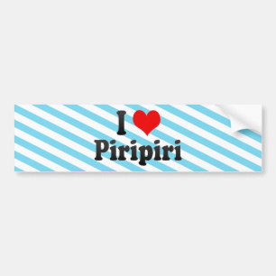 Adesivo Para Carro Eu amo Piripiri, Brasil