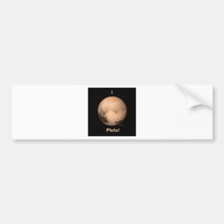 Adesivo Para Carro Eu amo Pluto!