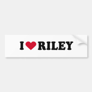 ADESIVO PARA CARRO EU AMO RILEY