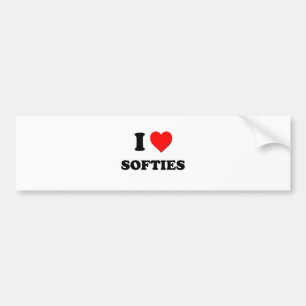Adesivo Para Carro Eu amo Softies