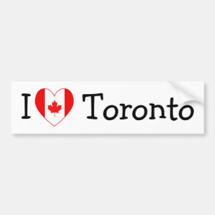 Adesivo Para Carro Eu Amo Toronto