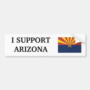 Adesivo Para Carro Eu apoio a arizona