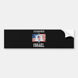 Adesivo Para Carro eu apoio israel