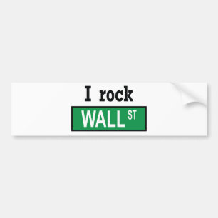 Adesivo Para Carro Eu balanço Wall Street - autocolante no vidro