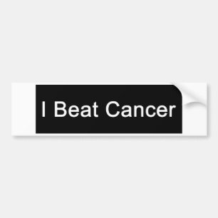Adesivo Para Carro Eu bati o autocolante no vidro traseiro do cancer