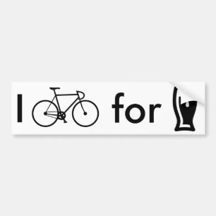 Adesivo Para Carro Eu bike para o autocolante no vidro traseiro da