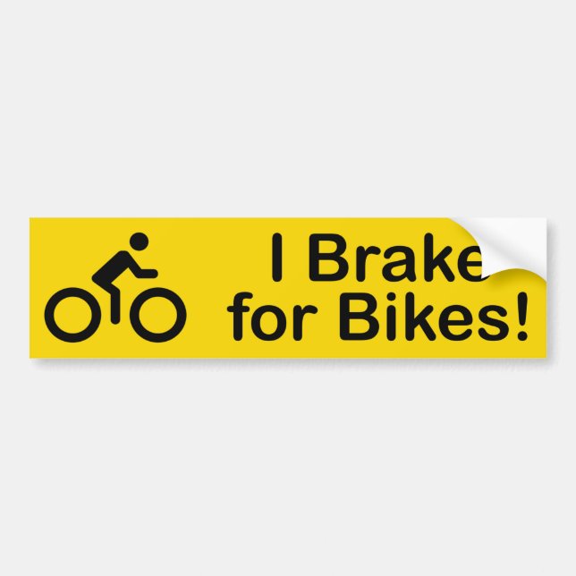Adesivo Para Carro Eu Braço para Bikes Bumper Sticker (Frente)