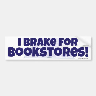 Adesivo Para Carro Eu Braço para Livrarias! Diversão Reader Slogan
