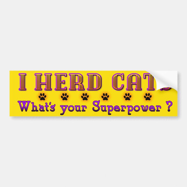 Adesivo Para Carro Eu Coloquei Gatos De Bumper (Frente)