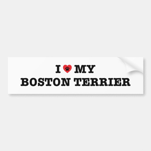 Adesivo Para Carro Eu Corto Meu Bosta Terrier Bumper Sticker (Frente)