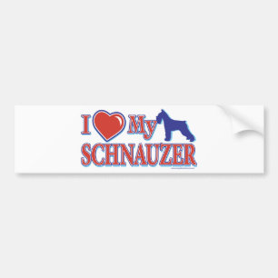 Adesivo Para Carro Eu Corto Meu Schnauzer