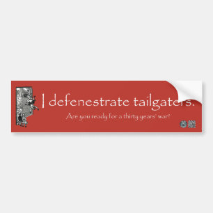 Adesivo Para Carro Eu Defenestro Almofadas - Almofada