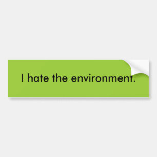 Adesivo Para Carro Eu deio o ambiente