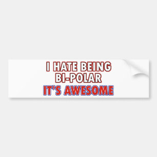 Adesivo Para Carro Eu deio ser bipolar
