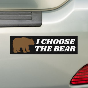 Adesivo Para Carro Eu Escolho O Bear Feminismo 4B