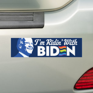 Adesivo Para Carro Eu estou a caminhar com Biden 2024 LGBTQ