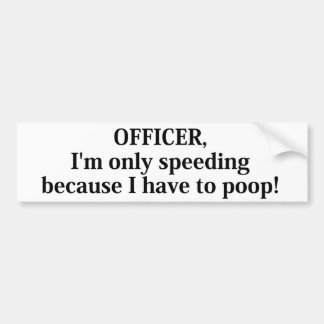 Adesivo Para Carro Eu estou apressando-me somente porque