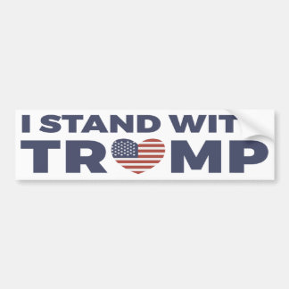 Adesivo Para Carro Eu estou com Donald Trump