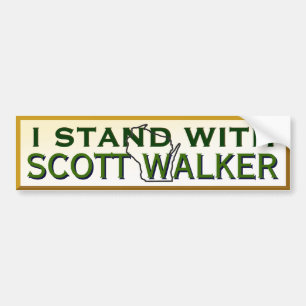 Adesivo Para Carro Eu estou com o caminhante de Scott do governador