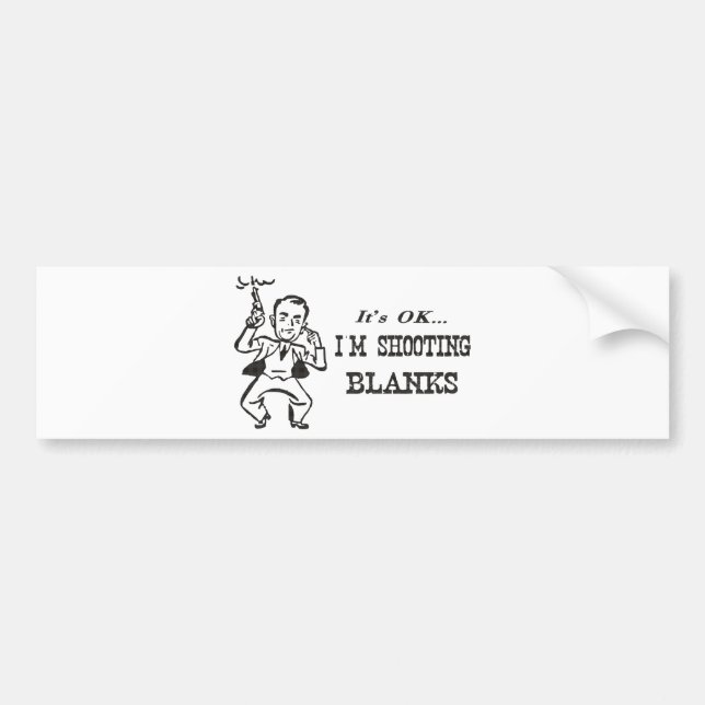 Adesivo Para Carro Eu estou disparando em vazios (Frente)