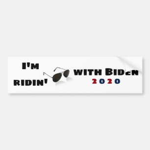 Adesivo Para Carro Eu estou Ridin' com Biden em 2020