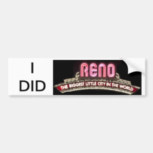 Adesivo Para Carro Eu fiz a etiqueta do bumer de Reno