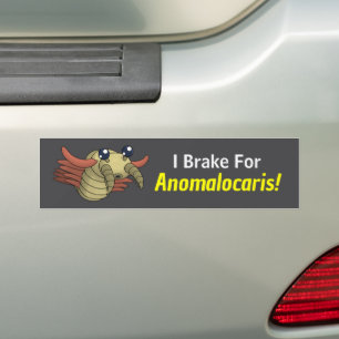 Adesivo Para Carro Eu Freio para Anomalocaris!- Animal Pré-Histórico