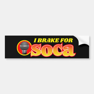 ADESIVO PARA CARRO EU FREIO PARA SOCA