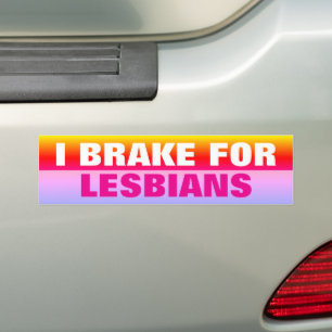 ADESIVO PARA CARRO EU FREIO POR LESBICAS
