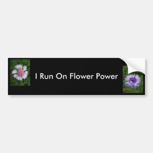Adesivo Para Carro Eu funciono em flower power por Jocelyn Burke
