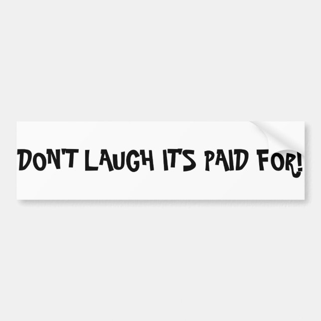 Adesivo Para Carro Eu gosto do meu pago para o carro (Frente)