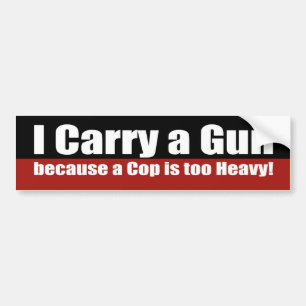 Adesivo Para Carro Eu levo uma arma
