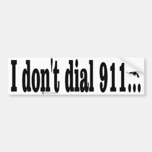 Adesivo Para Carro Eu não faço disco 911