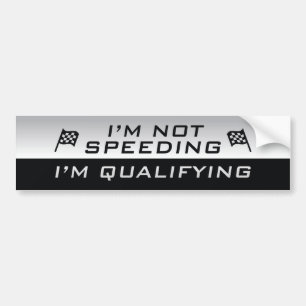 Adesivo Para Carro Eu não me estou apressando, mim estou qualificand
