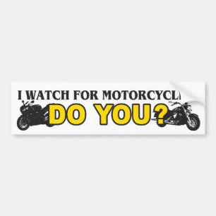 Adesivo Para Carro Eu olho para motocicletas