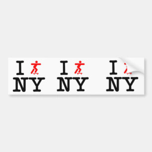 Adesivo Para Carro Eu patino valor de New York